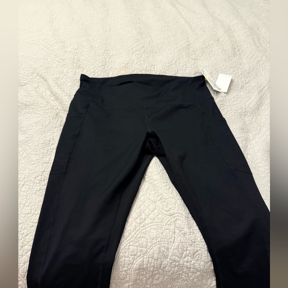 Zella Crop Black Legging Xl